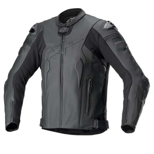 alpinestars-missile-v2-leather-jacket-blackf Alpinestars Missile V2 Leather Jacket Black - Image 1