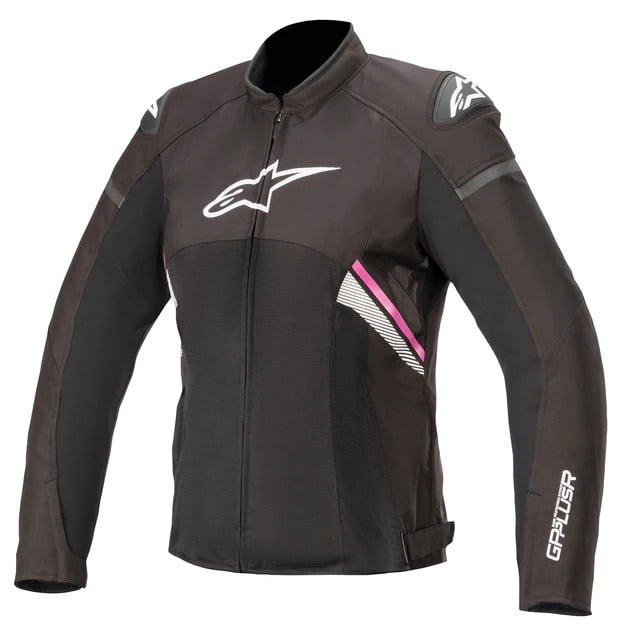 alpinestars-stella-t-gp-plus-r-v3-air-jacket-black,-white (2) Alpinestars Stella T-Gp Plus R V3 Air Jacket Black, White, Fuchsia - Image 1