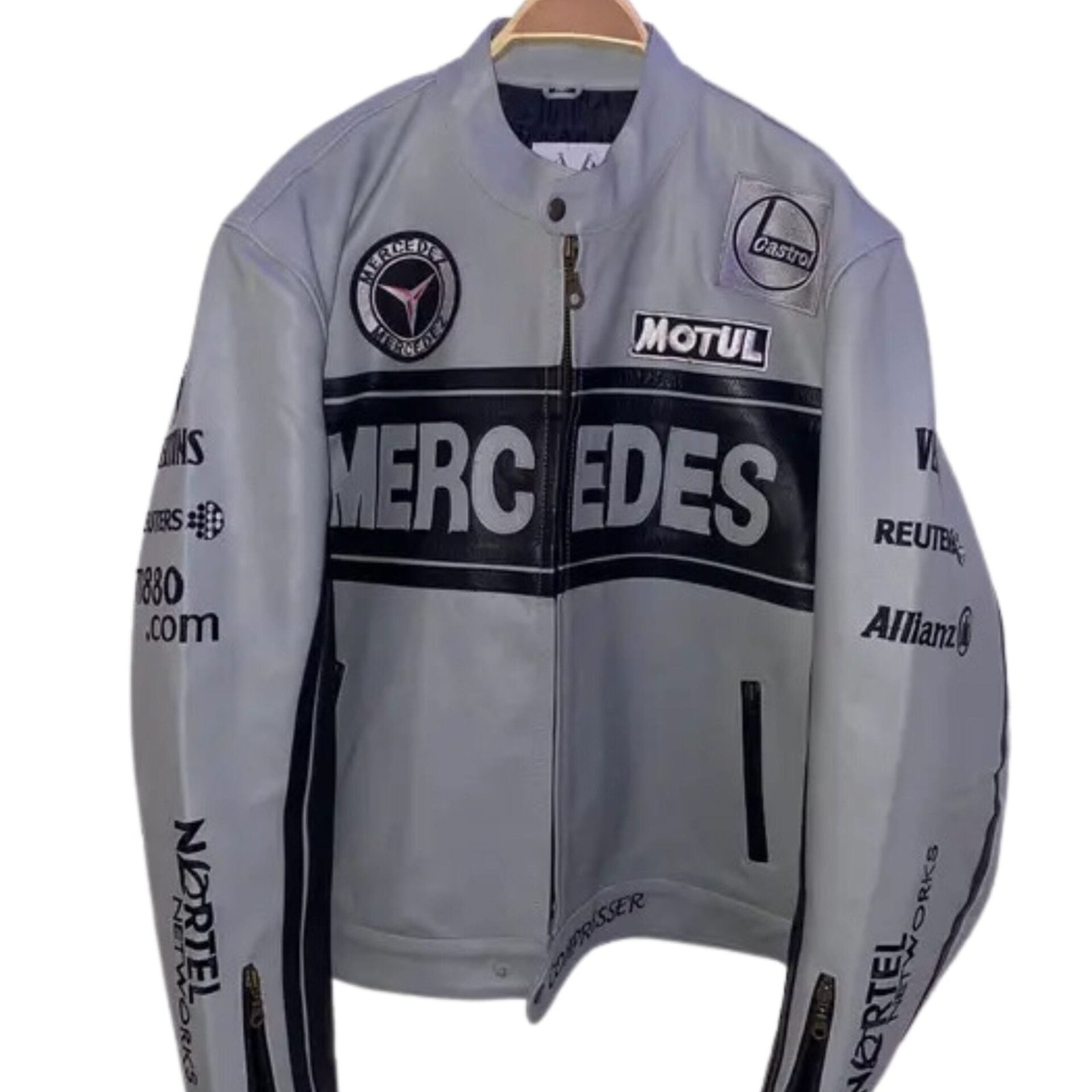 mercedes-benz-compressor-leather-jacket (2) Mercedes Benz Compressor Leather Jacket - Image 1