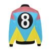 Multi Color 8 Ball Satin Bomber Jacket - Image 2
