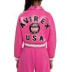 Avirex Cropped Pink Women Icon Jacket - Image 3