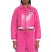 Avirex Cropped Pink Women Icon Jacket - Image 4