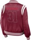 Alabama Crimson Full-Zip Bomber Jacket - Image 2