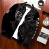 Atlanta Falcons NFL Black Bomber Full Zip Jacket - Image 2
