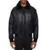 Avirex G-1 Sheepskin Leather Bomber Jacket - Image 3