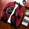 Barclay Atlanta Falcons Red Full Zip Bomber Jacket - Image 2