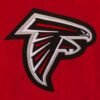 Benjamen Atlanta Falcons Red Nylon Bomber Jacket - Image 3