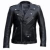 Men’s Stylish Black Leather Jacket