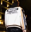 City Racer Avirex Bomber Leather Jacket - Image 9