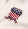 Cropped Women Icon White Avirex Bomber Leather Jacket - Image 6