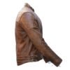 Goldtop 76 Armoured Leather Jacket – Brown - Image 3