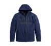 Harley-Davidson Men's Deflector Hooded Riding Fleece Peacoat