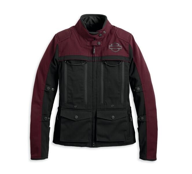 HARLEY-DAVIDSON-WOMEN'S-VENTILATOR-SWITCHBACK-LITE-RIDING-JACKET-COLORBLOCKED Harley-Davidson Women's Ventilator Switchback Lite Riding Jacket Color blocked - Image 1