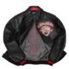 Legends Live Forever Black Leather Jacket - Image 3