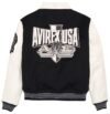 Omega Wool-Leather Avirex Bomber Jacket - Image 2