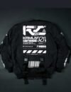 Techwear Black Bomber Jacket - Image 2
