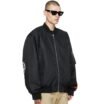 8 Ball Black Nylon Bomber Jacket - Image 2