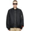 8 Ball Black Nylon Bomber Jacket