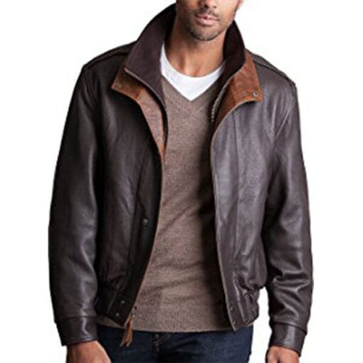 resize_0184_31-510x510 Brown-Black- Men’s Leather Jacket - Image 1