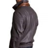 Brown-Black- Men’s Leather Jacket - Image 2