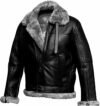 Carl RAF Aviator SF Bomber Black Jacket - Image 2