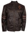 Men’s Murder Mystery Leather Jacket