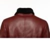Aurelius Burgundy B3 bomber shearling jacket - Image 9