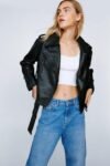 Real Leather Extreme Fringe Biker Jacket