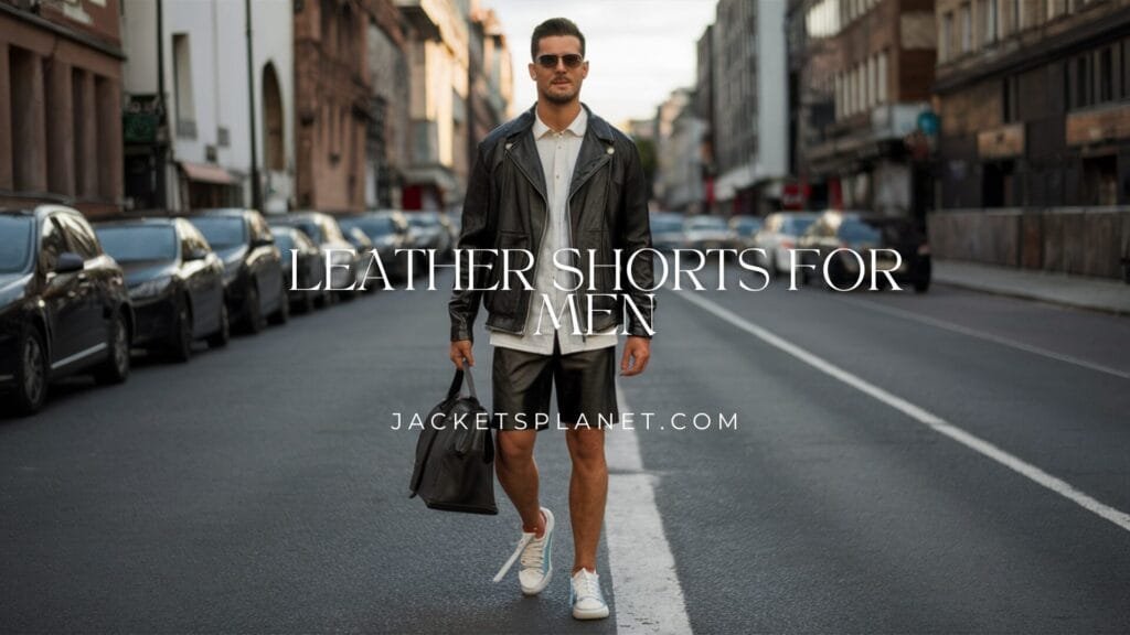 Leather Shorts for Men