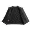 Lowside Hornet Perforated Leather Motorcycle Club Vest