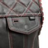 Sinister Motorcycle Leather Vest Uniting Style and Durability - Image 2